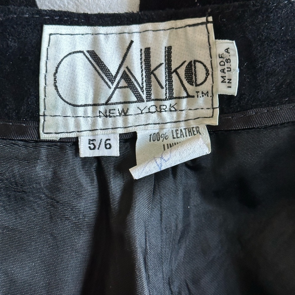 Vintage VAKKO Suede/Leather Pants - Picture 5 of 5